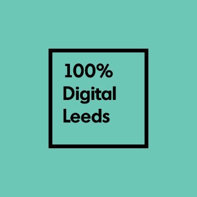 100% Digital Leeds logo