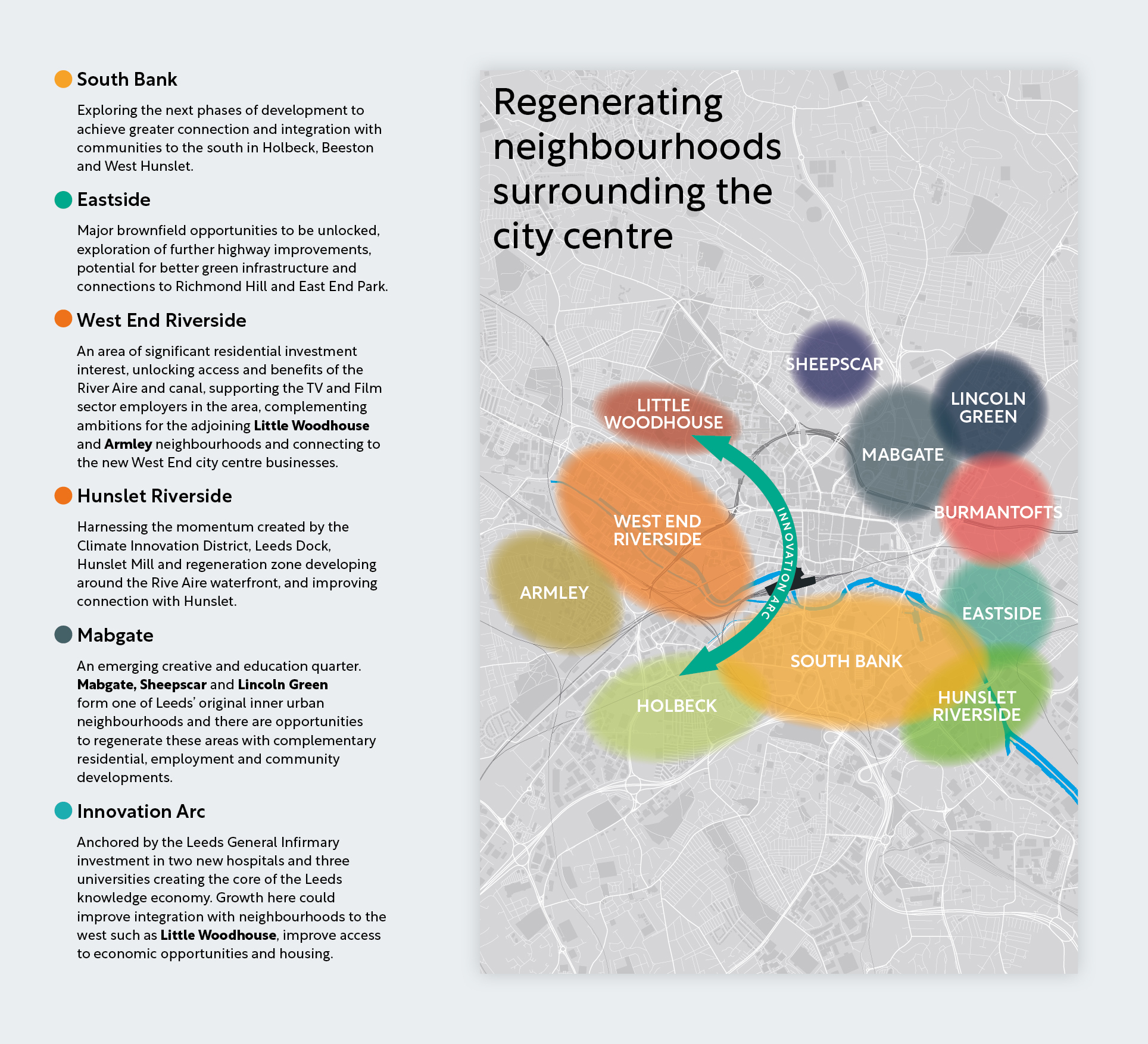 City fringe regeneration map