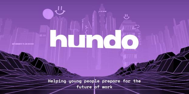 hundo logo with text - helping young people prepare for the future of work