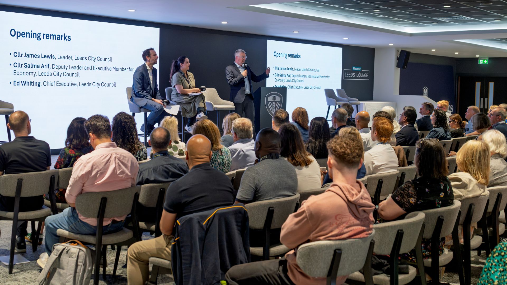 Audience at Young People and Work event in July