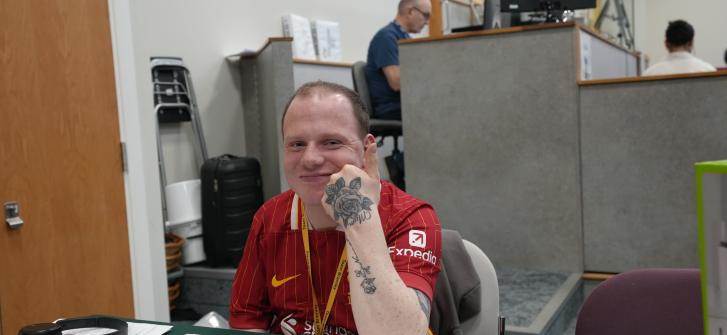Happy customer giving thumbs up 