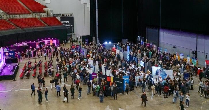 Event image at the first direct arena