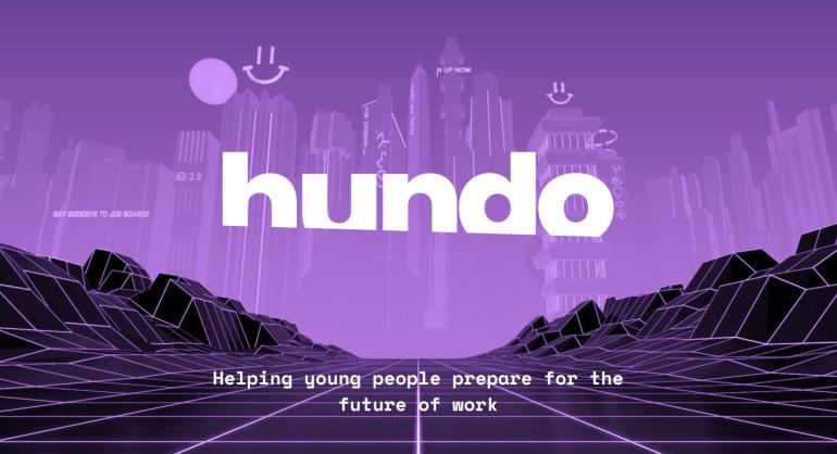 hundo logo with text - helping young people prepare for the future of work