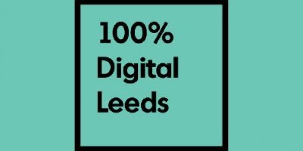 100% Digital Leeds logo