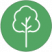 Green icon with a tree