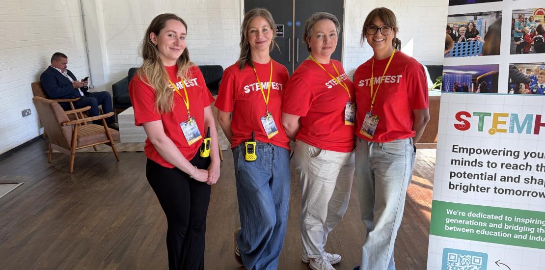 Our staff at the event